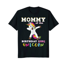 Load image into Gallery viewer, Funny shirts V-neck Tank top Hoodie sweatshirt usa uk au ca gifts for Mommy of the Birthday Girl T-Shirt Magic Unicorn 1163620
