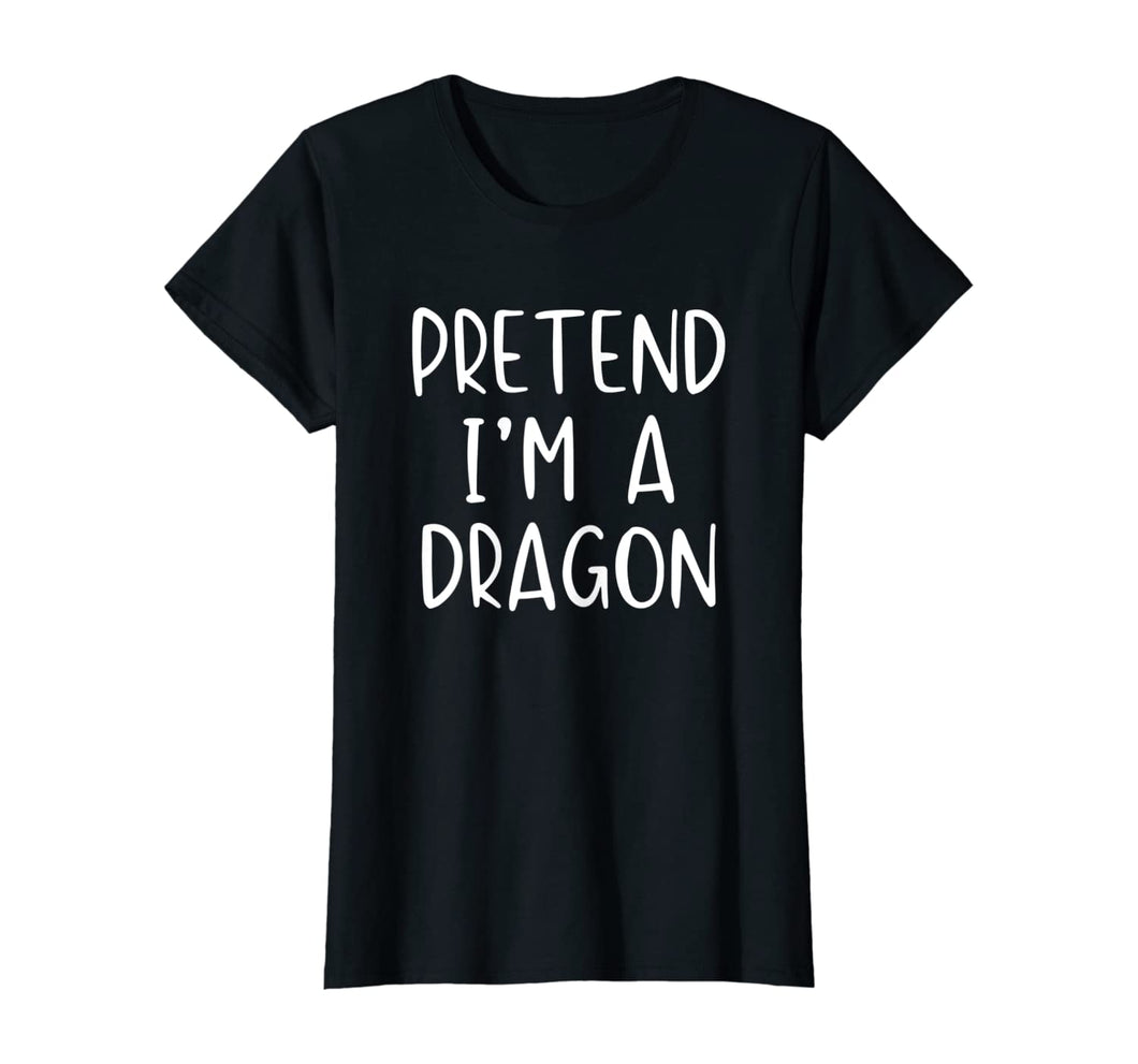 Pretend Dragon Costume Halloween Lazy Easy Last Minute T-Shirt