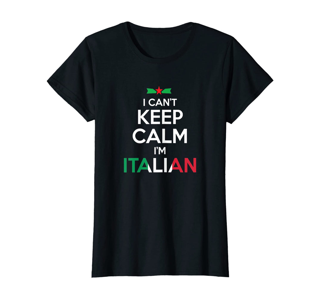 Funny shirts V-neck Tank top Hoodie sweatshirt usa uk au ca gifts for I Can't Keep Calm I'm Italian - Unisex T-shirt 2316294