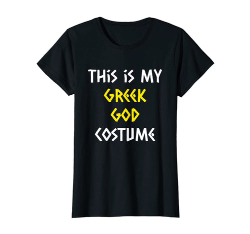 This Is My Greek God Costume Halloween Funny Mythology T-Shirt