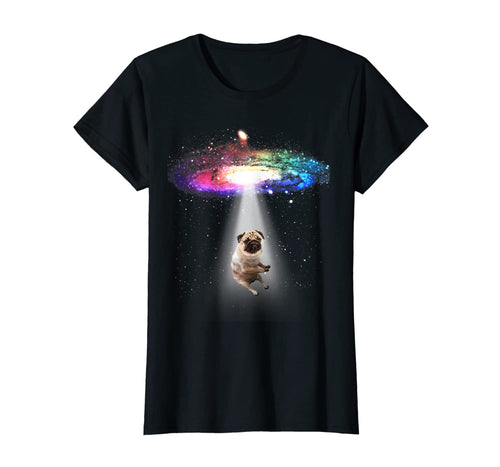 Space Pug Galaxy Funny Pug T-Shirt-415907