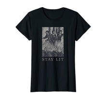Load image into Gallery viewer, Occult Stay Lit Satan Devil Hell Unholy Antichrist T-Shirt
