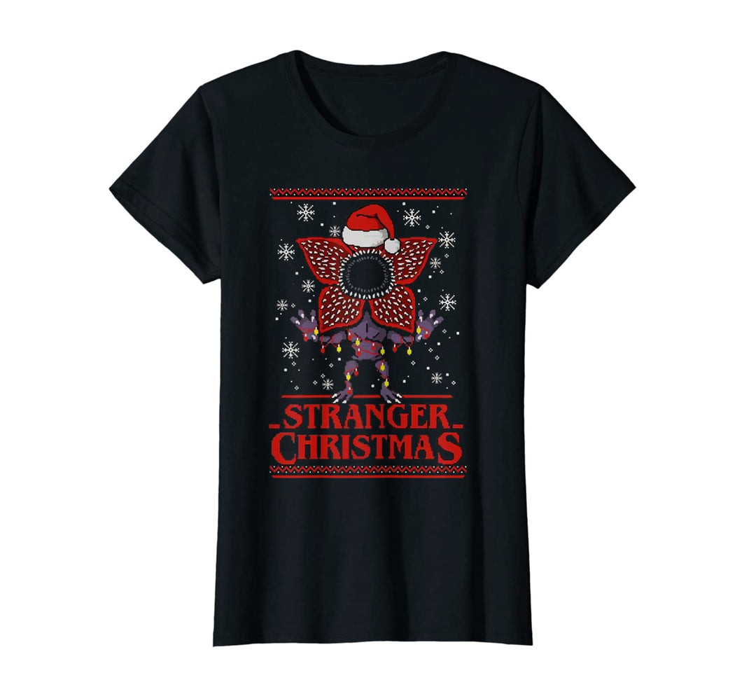 stranger Christmas things Ugly Christmas xmas Santa T-Shirt