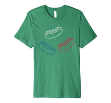 Load image into Gallery viewer, Red White Blue Hot Dogs Food USA American 4th of July Gift Premium T-Shirt 1488009
