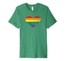 Load image into Gallery viewer, Funny shirts V-neck Tank top Hoodie sweatshirt usa uk au ca gifts for LGBT Pride Month Rainbow Heart Premium T Shirt 2812184
