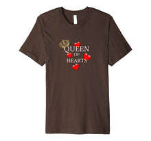 Load image into Gallery viewer, Funny shirts V-neck Tank top Hoodie sweatshirt usa uk au ca gifts for Mothers or Valentines Day Queen of Hearts with Crown T-Shirt 2425306
