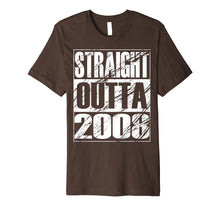 Load image into Gallery viewer, Funny shirts V-neck Tank top Hoodie sweatshirt usa uk au ca gifts for Funny Straight Outta 2008 T-shirt 12nd Birthday Vintage Gift 1824991
