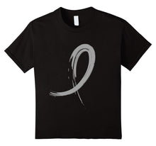 Load image into Gallery viewer, Funny shirts V-neck Tank top Hoodie sweatshirt usa uk au ca gifts for Brain Tumor T-Shirt Grey Graffiti Ribbon 1191704
