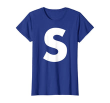 Load image into Gallery viewer, Name Letter S-Simon Chipmunk Halloween Costume Christmas T-Shirt
