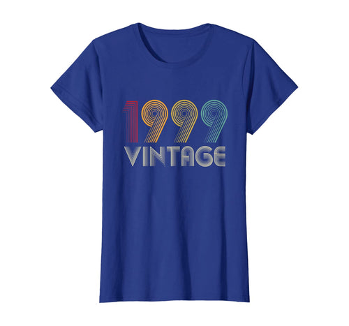 Vintage 1999 TShirt 20th Birthday Gifts 20 Years Old T-Shirt