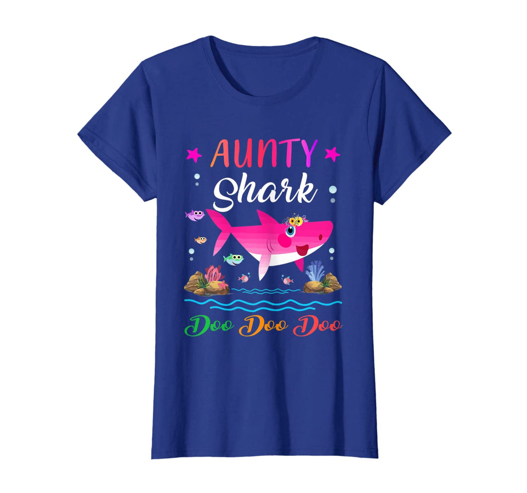 Aunty Shark Doo Doo Shirt Matching Family Shark T-Shirt 125066