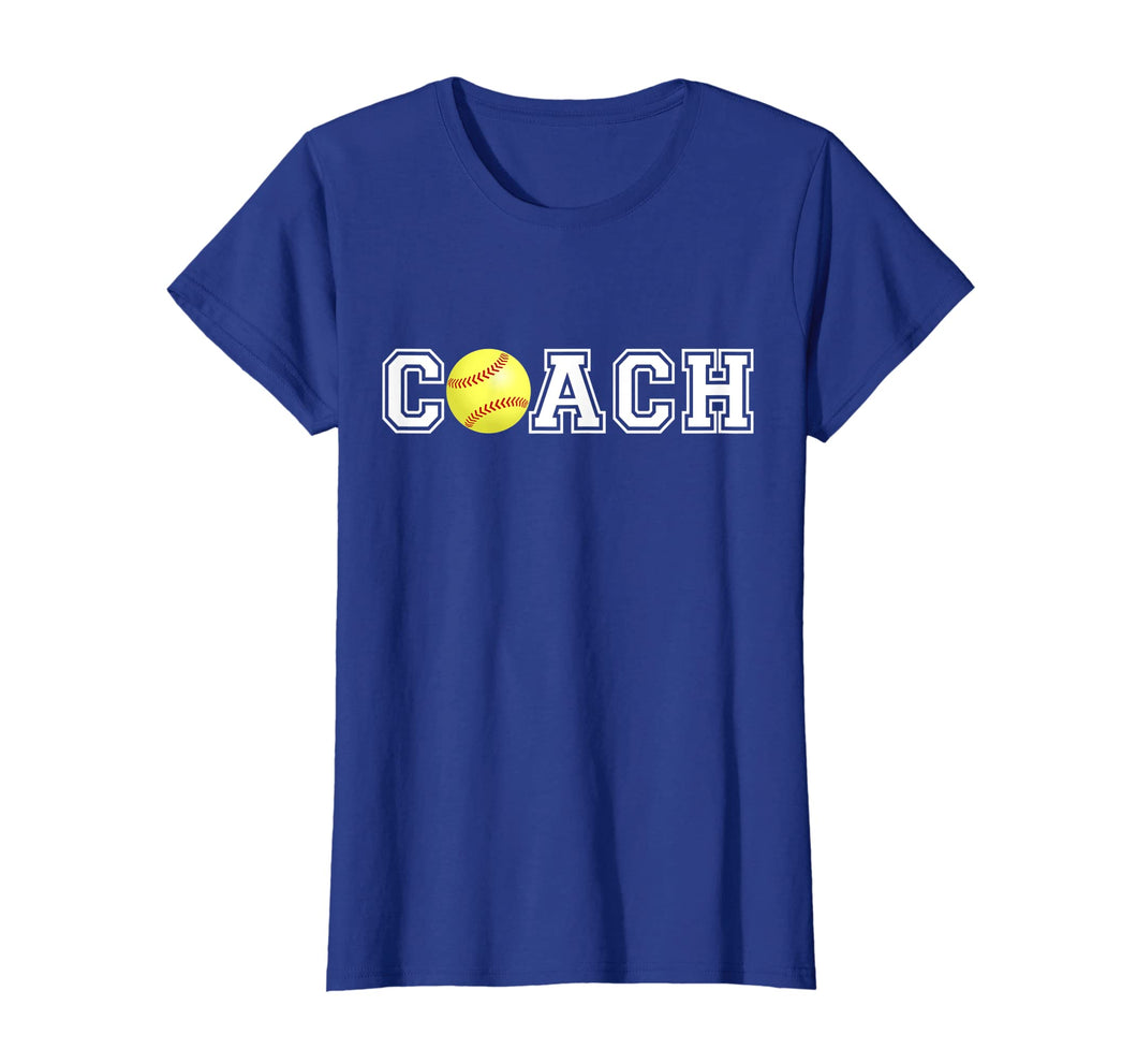 Softball Coach T Shirt Sports Tee Gift for Softball Trainer