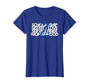 Funny shirts V-neck Tank top Hoodie sweatshirt usa uk au ca gifts for Zeta Z Phi 1920 - Principles Shirt Scholarship Sisterly Love 852816