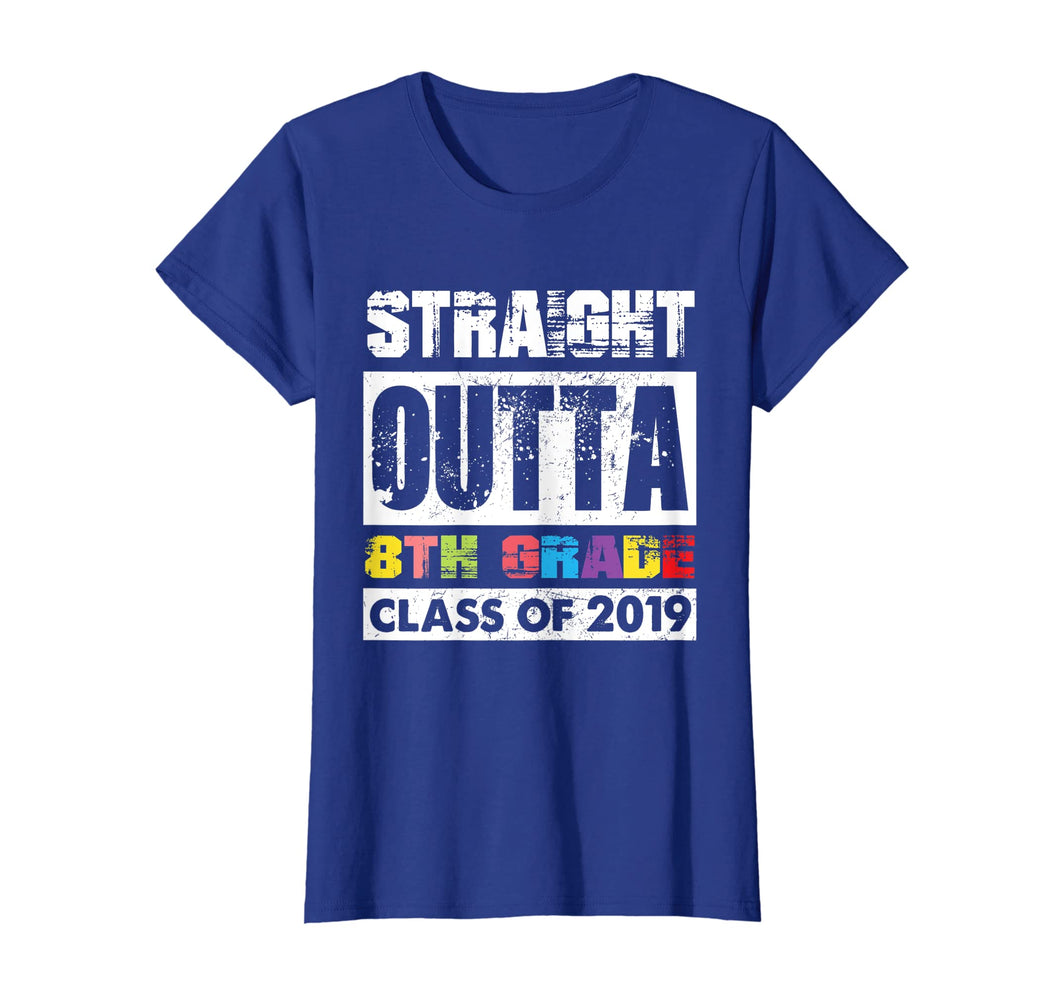 Straight Outta 8Th Grade Shirt Class Of 2019 Graduation Gift