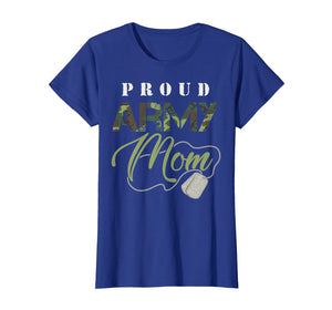 Proud Army Mom Shirt | Cute Military Mama T-shirt USA Gift