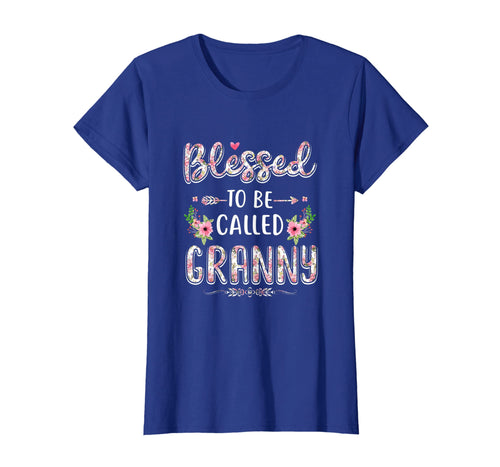 Funny shirts V-neck Tank top Hoodie sweatshirt usa uk au ca gifts for Womens Funny Grandma Gifts Blessed To Be Called Granny T-Shirt 1847909