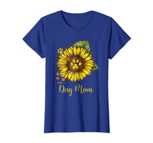 Load image into Gallery viewer, Sunflower Dog Mom Paw T-Shirt Funny Gift For Men Women
