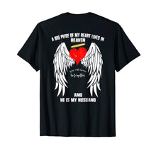 Load image into Gallery viewer, Funny shirts V-neck Tank top Hoodie sweatshirt usa uk au ca gifts for Husband Guardian Angel Shirt A Piece Of My Heart In Heaven 2028731
