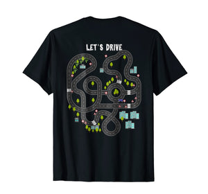 Play Cars on Daddys Back Gift T Shirt for Dad Massage Tee 68341