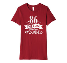 Load image into Gallery viewer, Funny shirts V-neck Tank top Hoodie sweatshirt usa uk au ca gifts for 86th Birthday Gifts Vintage 33 Awesome Since 1933 4260080
