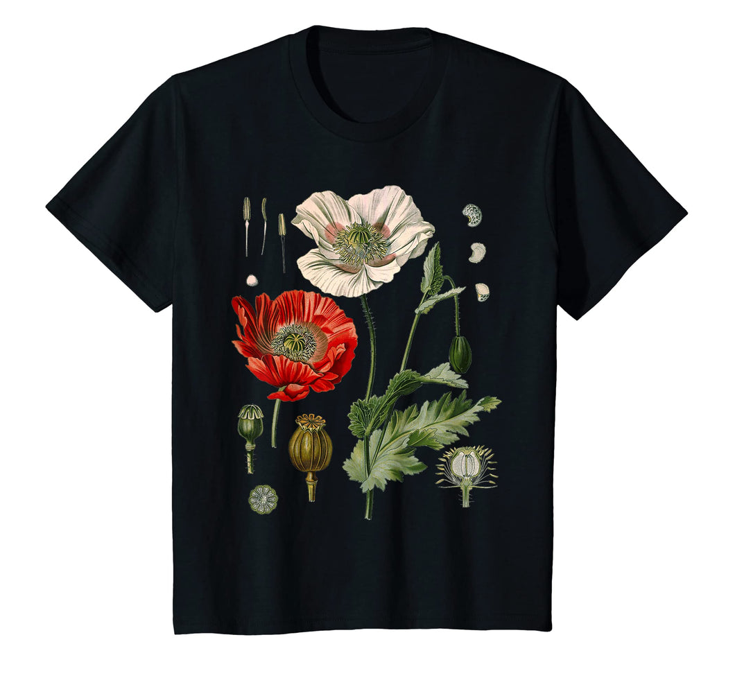 Funny shirts V-neck Tank top Hoodie sweatshirt usa uk au ca gifts for Red Poppy T-Shirt Botanical Poppies flower 2381182
