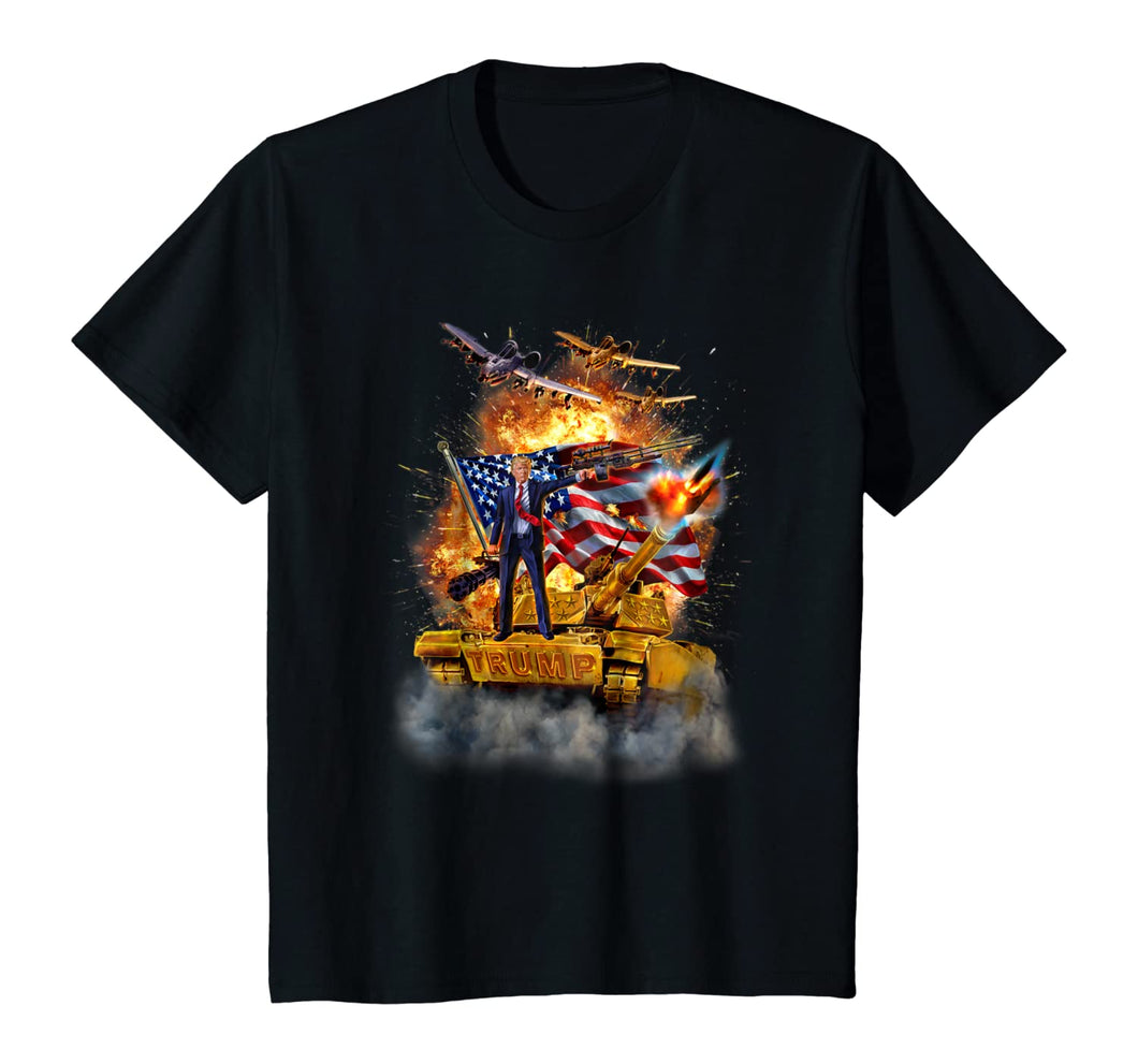 T-Shirt, United States President Donald Trump Epic Battle
