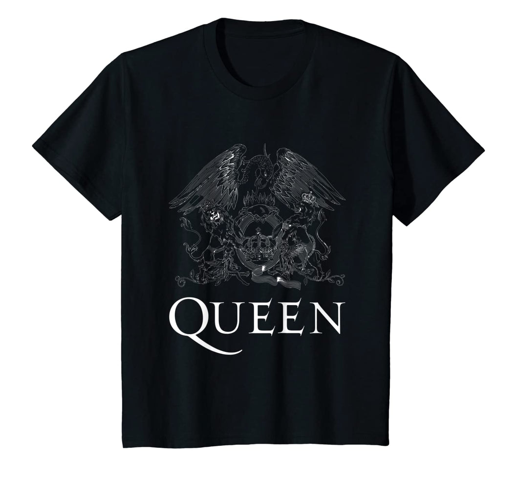Queen Official Classic Crest Logo White T-Shirt 58454