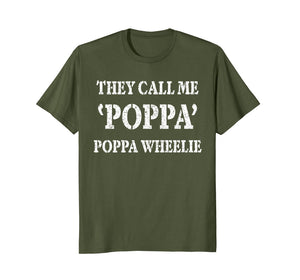 Funny shirts V-neck Tank top Hoodie sweatshirt usa uk au ca gifts for They Call Me Poppa Wheelie Funny Dirt Bike Motocross Shirt 1569584