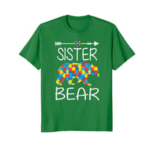 Load image into Gallery viewer, Sister Bear Autism Awareness Arrow Love Family Gifts Tshirt
