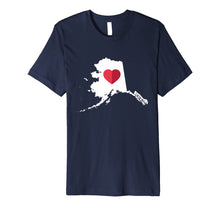Load image into Gallery viewer, Funny shirts V-neck Tank top Hoodie sweatshirt usa uk au ca gifts for I Love Alaska AK Funny Cute State Pride Heart Gift T Shirt 2079266
