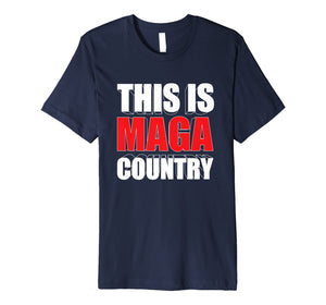 Funny shirts V-neck Tank top Hoodie sweatshirt usa uk au ca gifts for This is Maga Country Trump Fake News Hoax Red Pill 2020 Race Premium T-Shirt 1333071