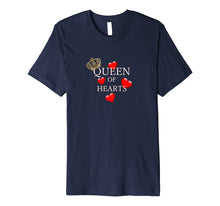 Load image into Gallery viewer, Funny shirts V-neck Tank top Hoodie sweatshirt usa uk au ca gifts for Mothers or Valentines Day Queen of Hearts with Crown T-Shirt 2425306
