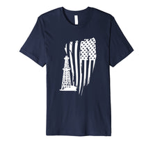 Load image into Gallery viewer, Funny shirts V-neck Tank top Hoodie sweatshirt usa uk au ca gifts for OILFIELD AMERICAN FLAG T-SHIRT OIL RIG SHIRT PREM 116797
