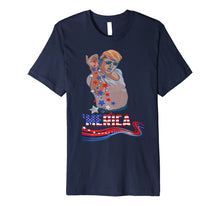 Load image into Gallery viewer, Funny Trump Bae - 4th July Trump Salt Bae Independence Day Premium T-Shirt 696043
