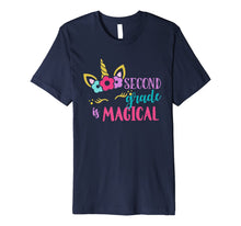 Load image into Gallery viewer, Second Grade Unicorn Back to School Girls 2nd Grade Shirt 9272551
