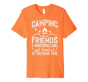 Funny shirts V-neck Tank top Hoodie sweatshirt usa uk au ca gifts for Camping: Where Friends And Marshmallows Get Toasted 529593