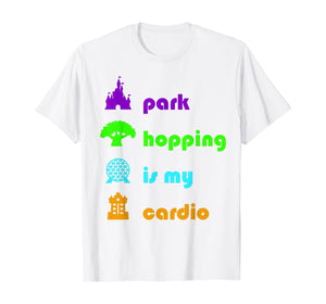 Park Hopping Is My Cardio Retro Vintage Gift T-Shirt