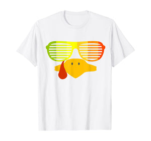 Retro 80s Sunglasses Shutter Shades Vintage Turkey Face T-Shirt