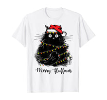 Load image into Gallery viewer, Funny shirts V-neck Tank top Hoodie sweatshirt usa uk au ca gifts for Merry Fluffmas Cats With Santa Hat Merry Christmas Gifts T-Shirt 240498

