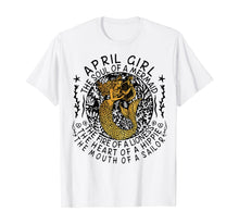 Load image into Gallery viewer, April Girl The Soul Of A Mermaid Tshirt Funny Gifts Women TShirt70437
