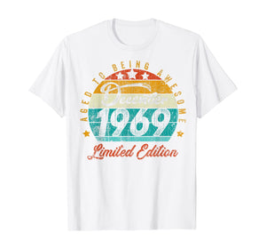 Vintage December 1969 Design 50 Years Old 1969 Birthday Gift T-Shirt