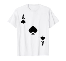 Load image into Gallery viewer, Funny shirts V-neck Tank top Hoodie sweatshirt usa uk au ca gifts for Ace of Spades Costume T-Shirt Halloween Deck of Cards 1367498
