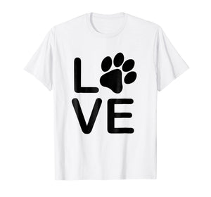 Funny shirts V-neck Tank top Hoodie sweatshirt usa uk au ca gifts for I Love My Dog Tshirt - Womens Girls Guys Paw Print t-shirts. 1036720