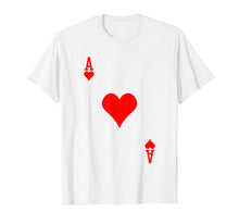 Load image into Gallery viewer, Funny shirts V-neck Tank top Hoodie sweatshirt usa uk au ca gifts for Ace of Hearts Costume Tshirt Halloween Deck of Cards 905312
