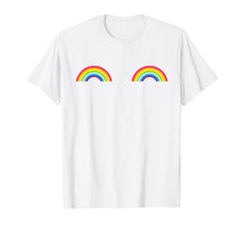 Load image into Gallery viewer, Gay Les Pride Rainbow Boobs T-Shirt Lgbt Pride Month Gifts
