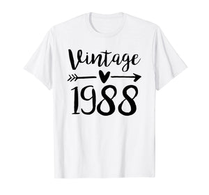 Funny shirts V-neck Tank top Hoodie sweatshirt usa uk au ca gifts for Vintage 1988 Cute Birthday Women Gift 31th Birthday Shirt 1471765