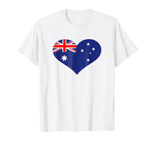 Load image into Gallery viewer, Funny shirts V-neck Tank top Hoodie sweatshirt usa uk au ca gifts for Australia heart flag T-Shirt 

