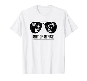 Funny shirts V-neck Tank top Hoodie sweatshirt usa uk au ca gifts for Out Of Office Summer Vacation Palm Tree Sunglasses T-shirt 1946080