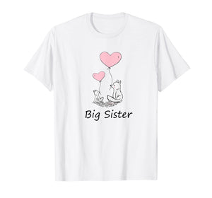 Funny shirts V-neck Tank top Hoodie sweatshirt usa uk au ca gifts for Big Sister Fox Shirt 2067354