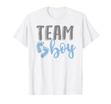 Load image into Gallery viewer, Team Boy Gender Reveal Baby Shower Shirt
